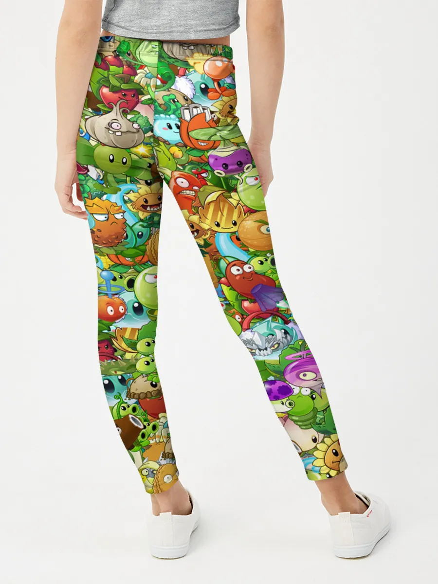 Леггинсы для девочки / PLANTS VS ZOMBIES