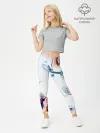 Леггинсы для девочки / Брызги красок