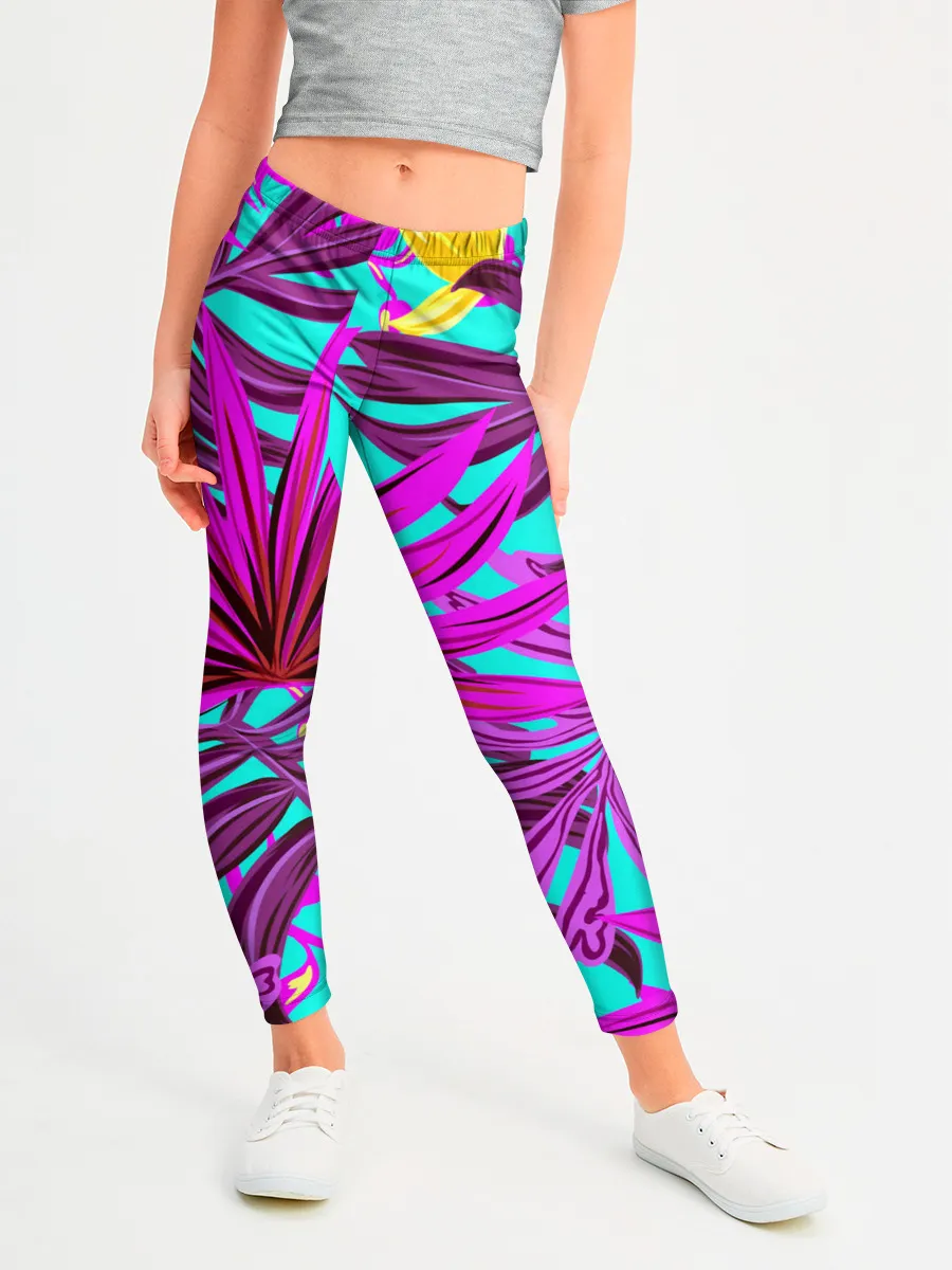 Леггинсы для девочки / ТРОПИЧЕСКИЙ