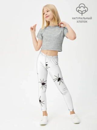 Леггинсы для девочки / Пауки