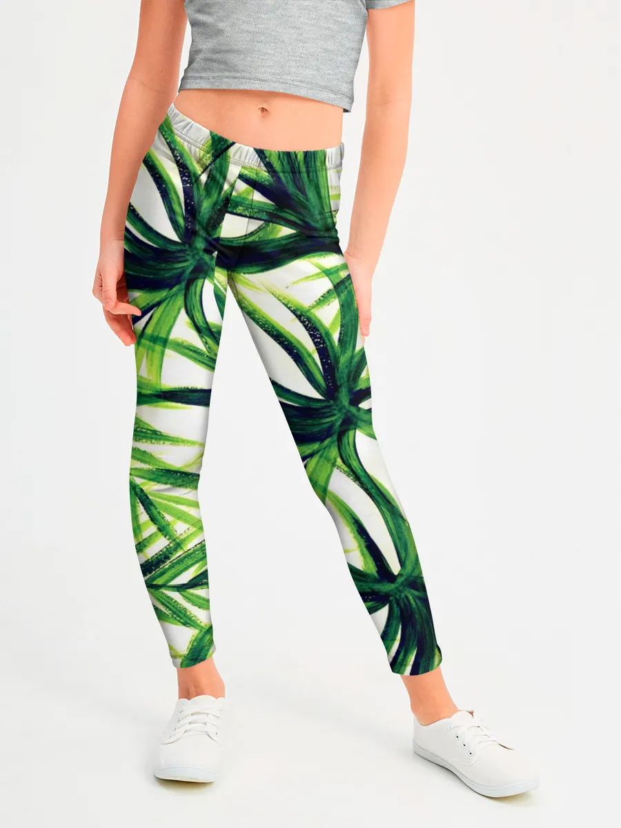Леггинсы для девочки / Тропики