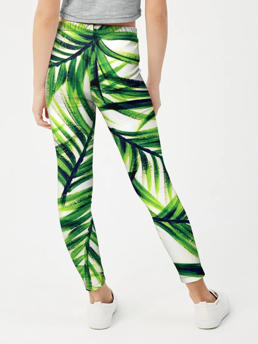 Леггинсы для девочки / Тропики