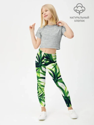 Леггинсы для девочки / Тропики