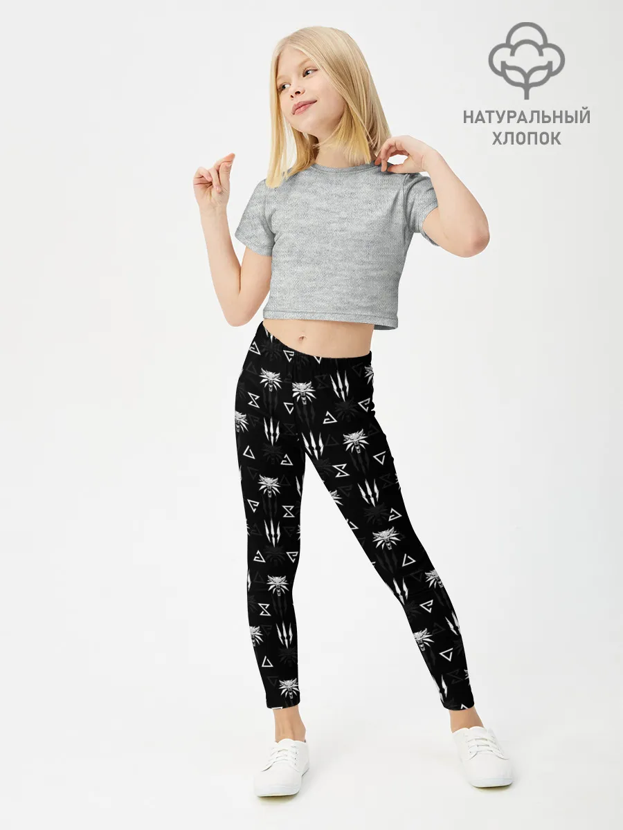 Леггинсы для девочки / ВЕДЬМАК | THE WITCHER | ГЕРАЛЬТ | WOLF