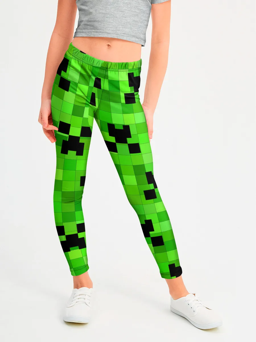 Леггинсы для девочки / MINECRAFT | МАЙНКРАФТ
