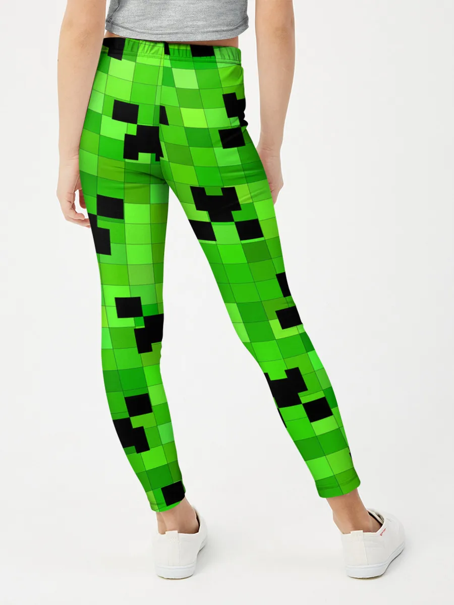 Леггинсы для девочки / MINECRAFT | МАЙНКРАФТ