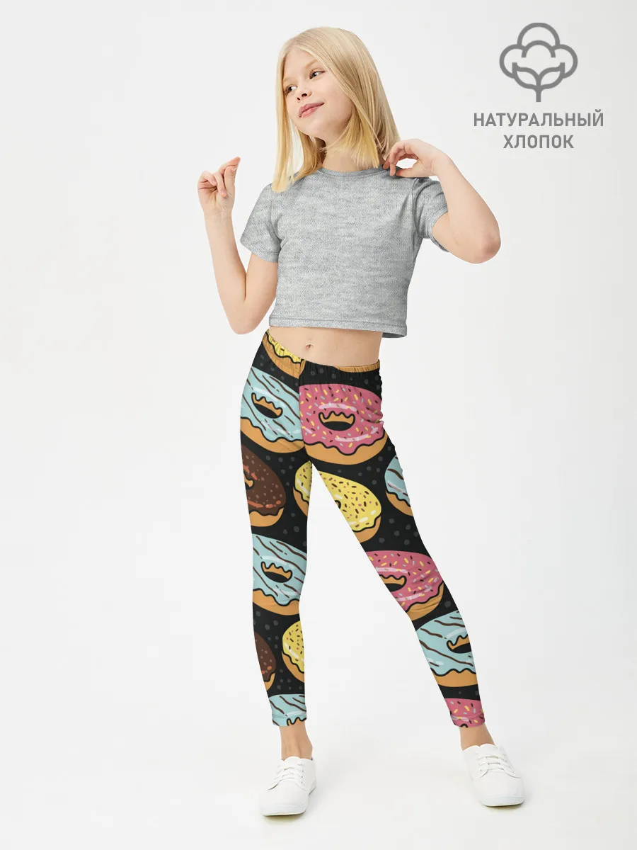 Леггинсы для девочки / Сладкоежка