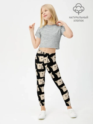 Леггинсы для девочки / woman yelling at cat