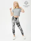 Леггинсы для девочки / МНОГО ЧЕРНО-БЕЛЫХ АНИМЕ ДЕВОЧЕК