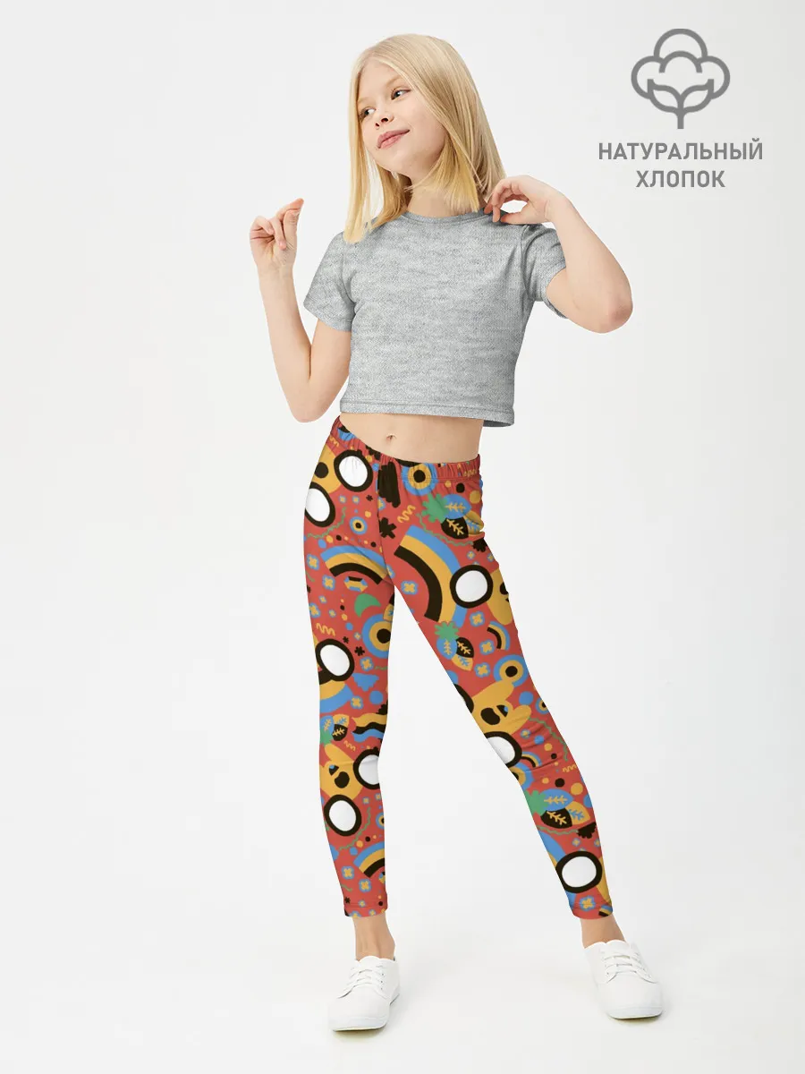 Леггинсы для девочки / Время приключений Jake