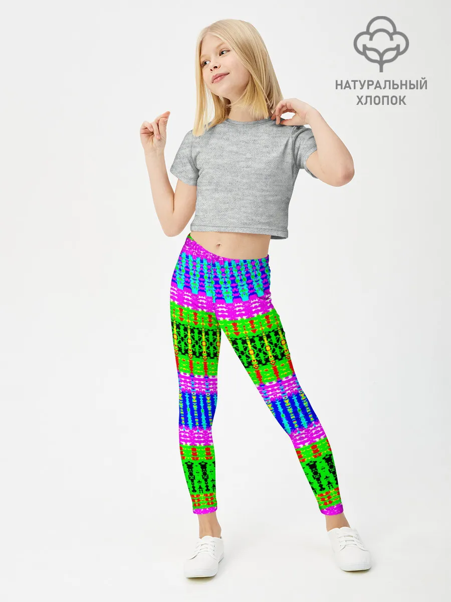 Леггинсы для девочки / ornament indian