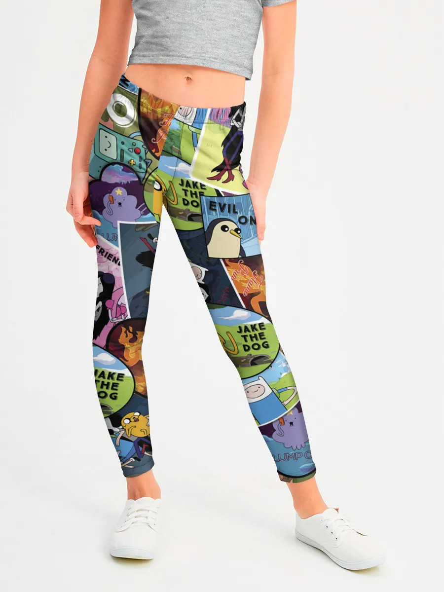 Леггинсы для девочки / Время Приключений