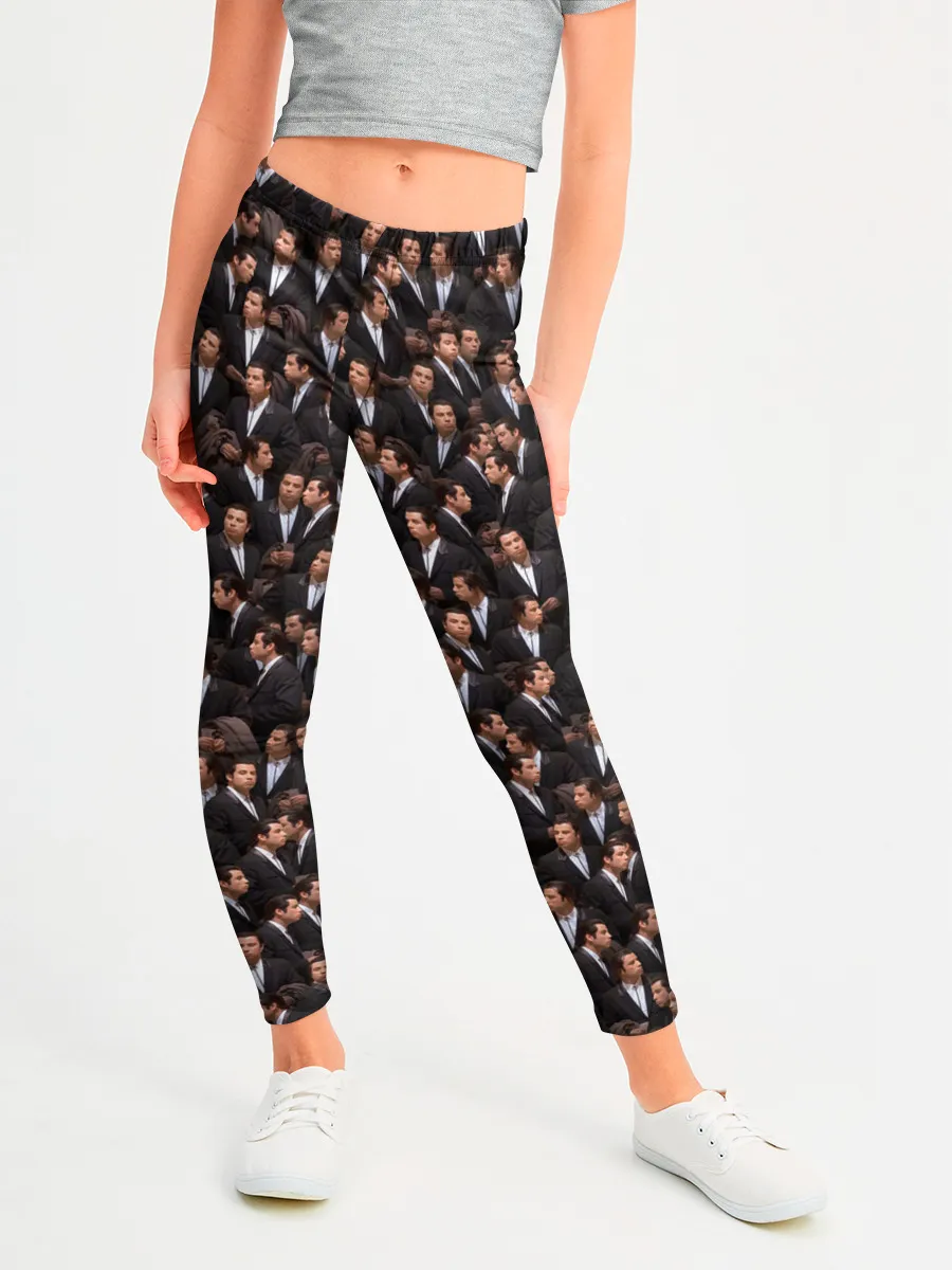 Леггинсы для девочки / Растерянный Траволта