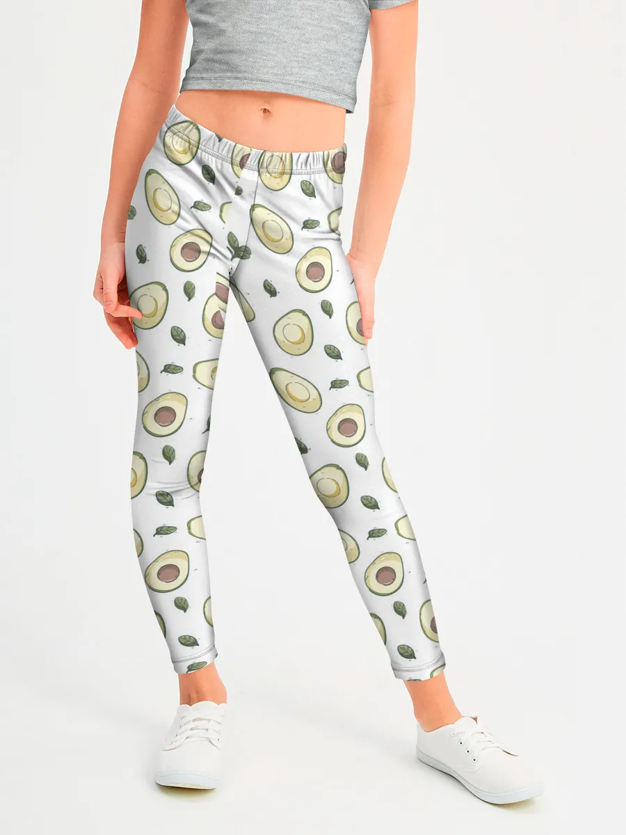 Леггинсы для девочки / АВОКАДО