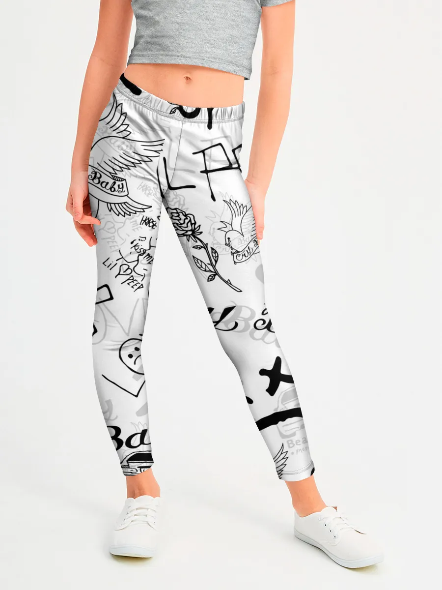 Леггинсы для девочки / LIL PEEP