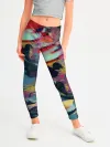 Леггинсы для девочки / Абстрактный рисунок