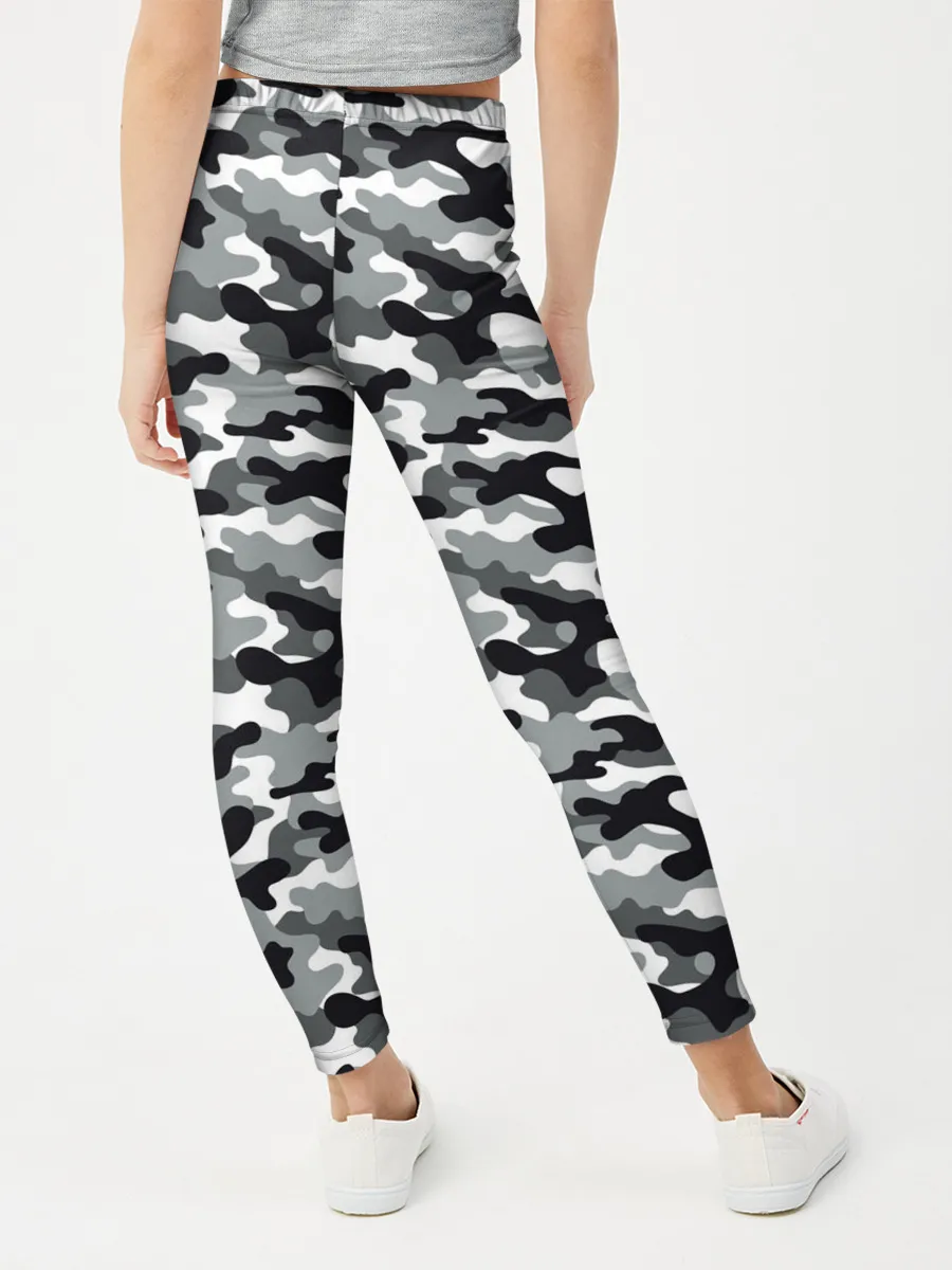 Леггинсы для девочки / Камуфляж