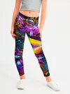 Леггинсы для девочки / ФРАКТАЛЬНЫЕ ЦВЕТЫ