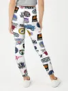 Леггинсы для девочки / NBA Pattern | НБА Паттерн