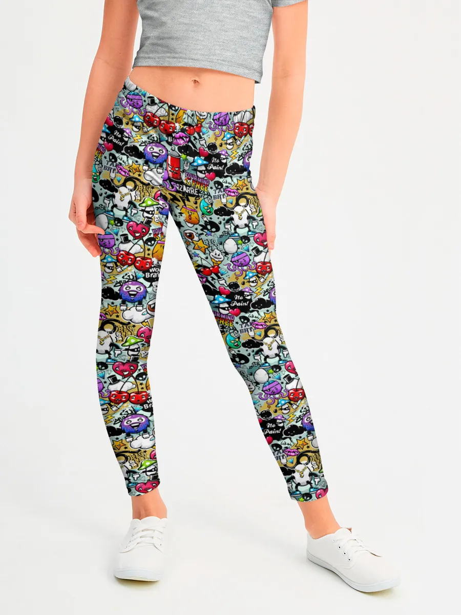 Леггинсы для девочки / Stickerboom