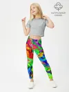 Леггинсы для девочки / НЕОНОВЫЕ КРАСКИ