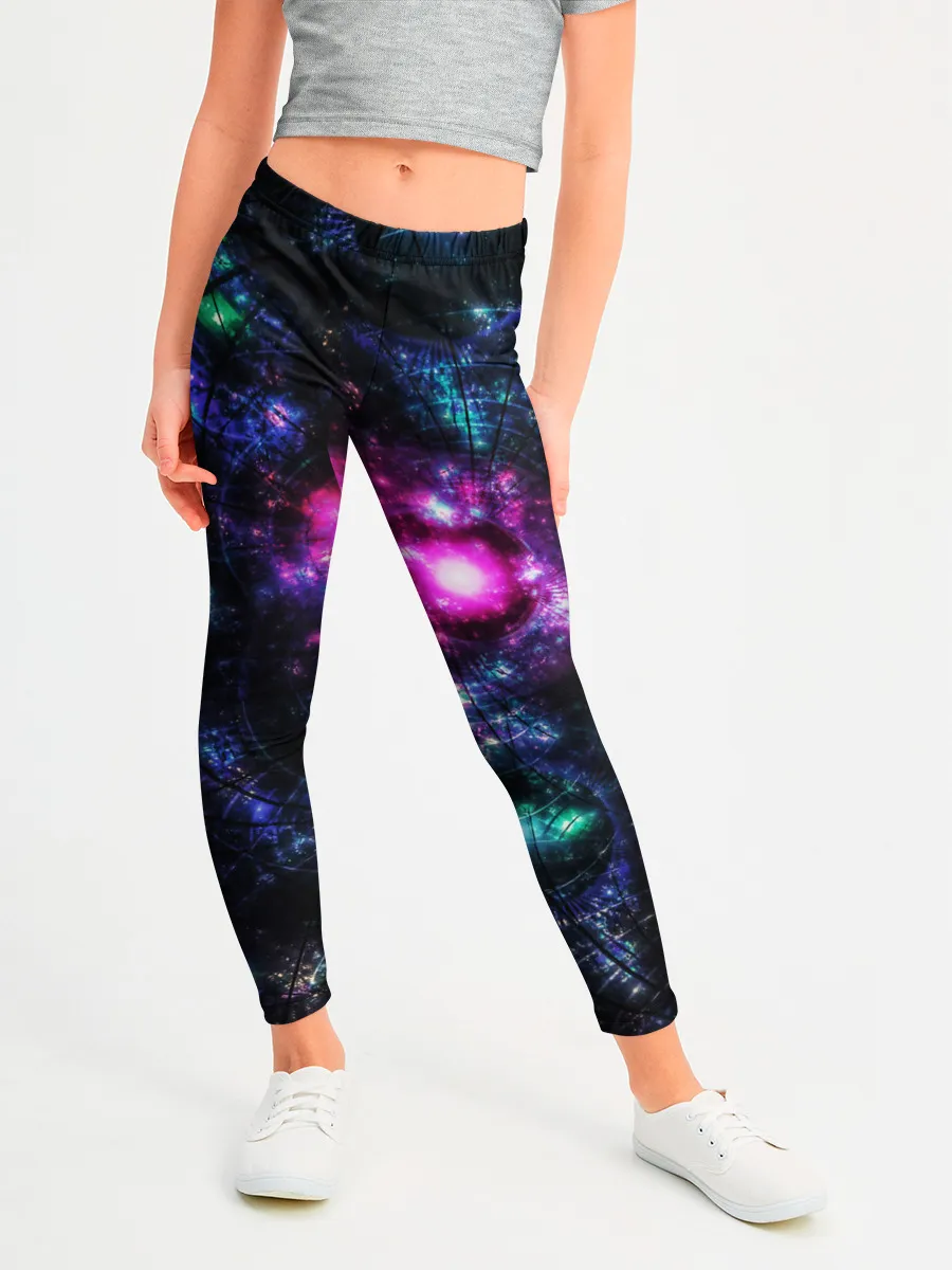 Леггинсы для девочки / АБСТРАКЦИЯ КОСМОСА