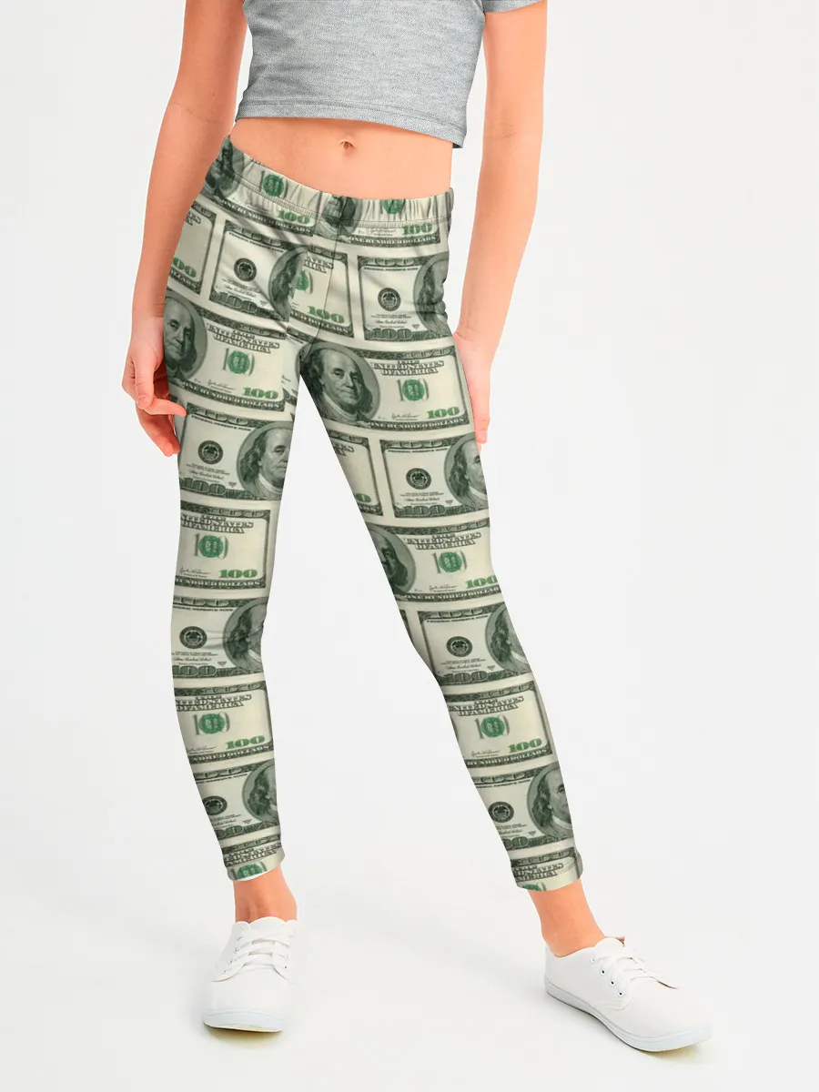 Леггинсы для девочки / Денежная тема