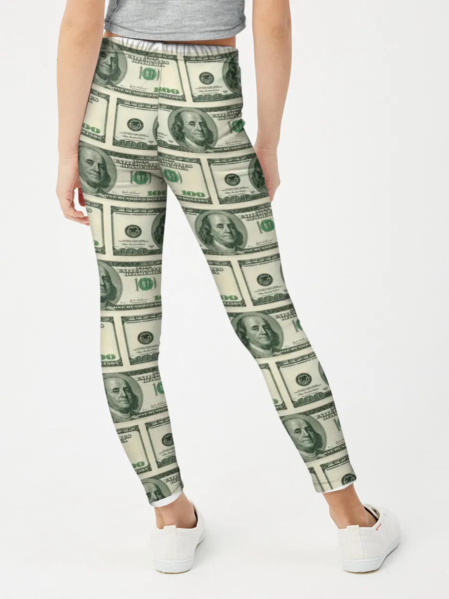 Леггинсы для девочки / Денежная тема