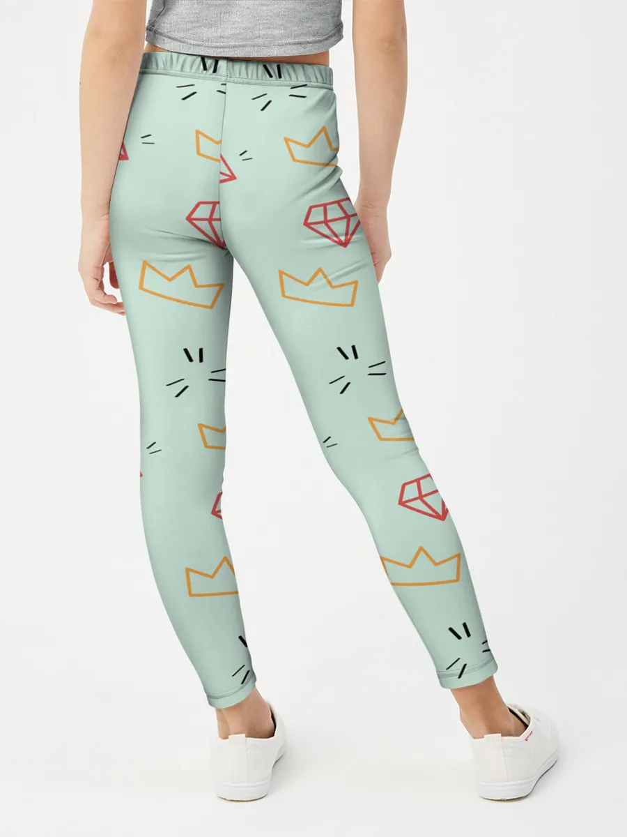 Леггинсы для девочки / Алмазный арт