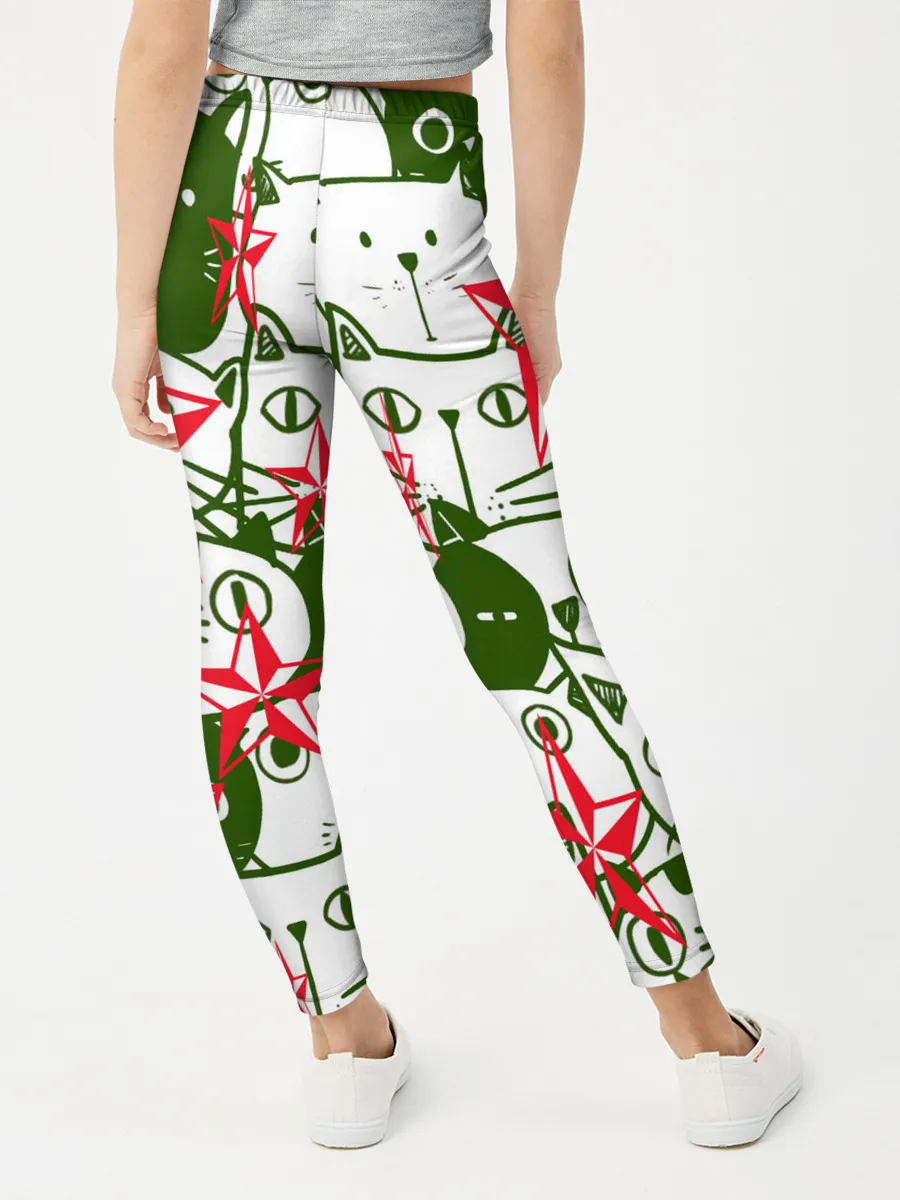 Леггинсы для девочки / КИСЫ