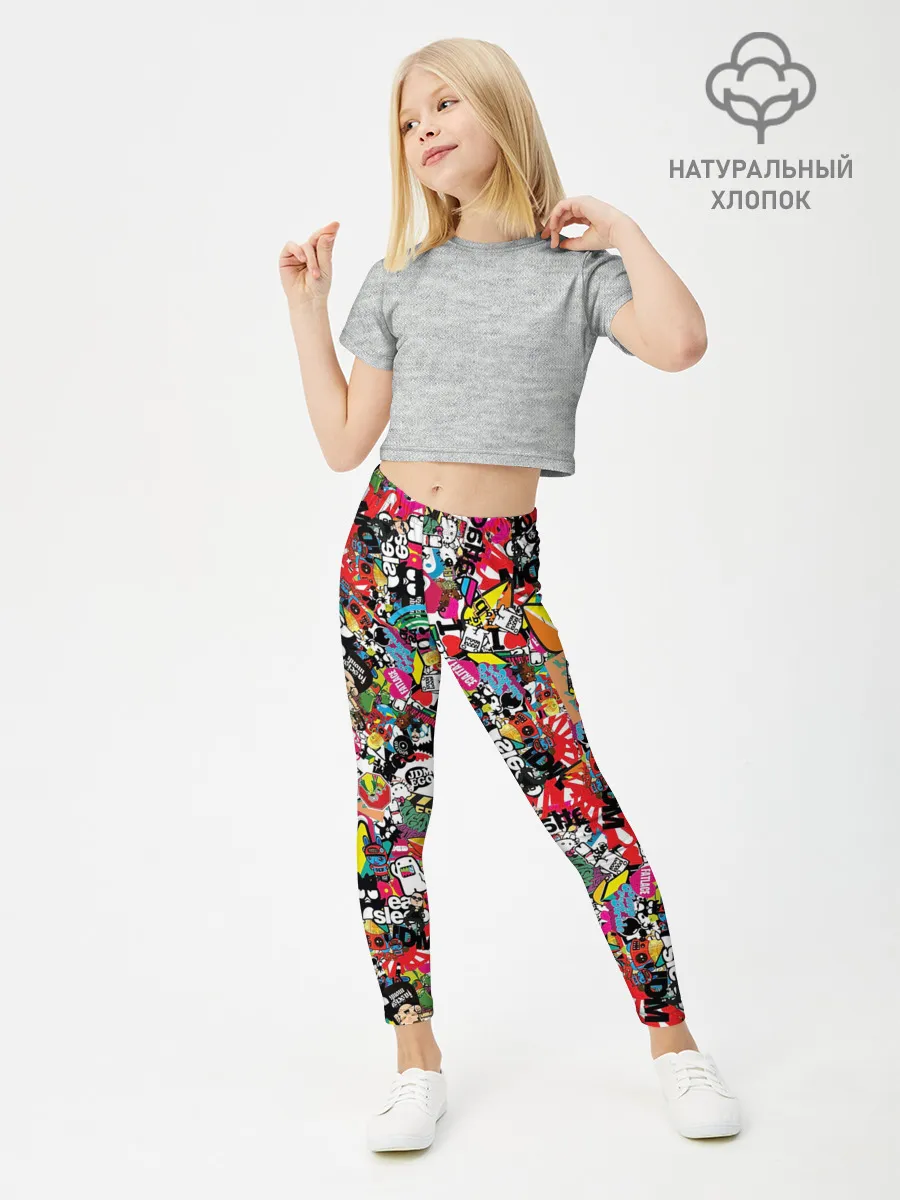 Леггинсы для девочки / Стикеры