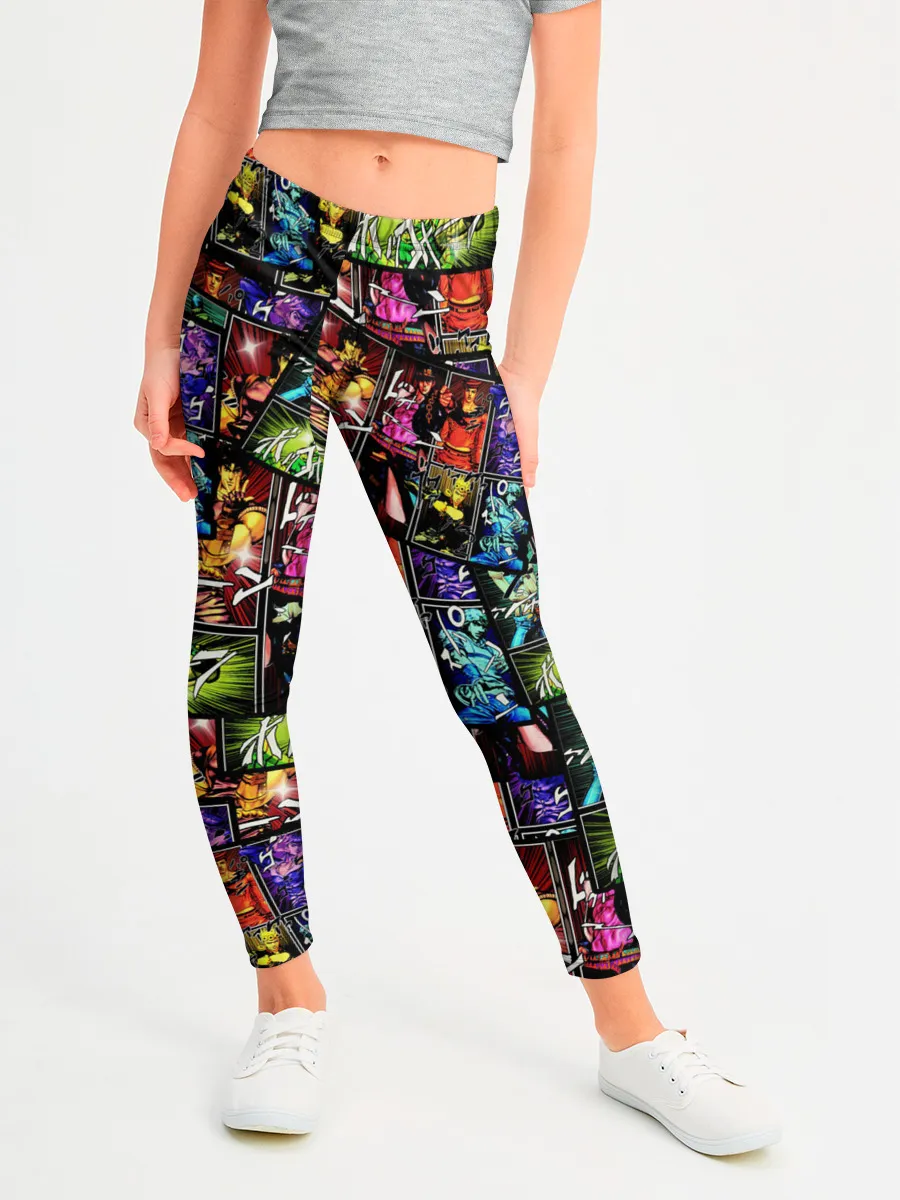 Леггинсы для девочки / JoJo Bizarre Adventure