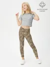 Леггинсы для девочки / Хаки