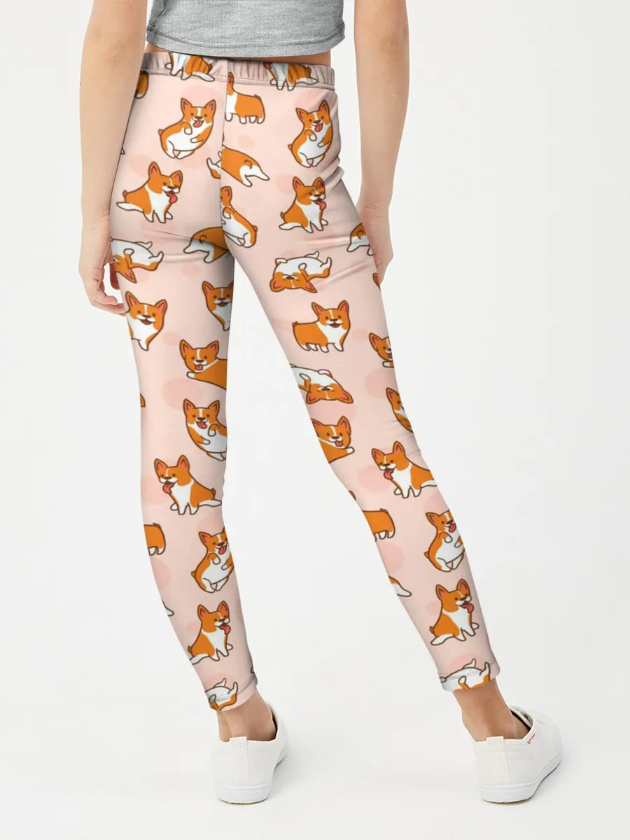 Леггинсы для девочки / Корги