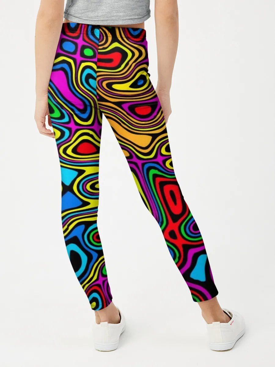 Леггинсы для девочки / Психоделика