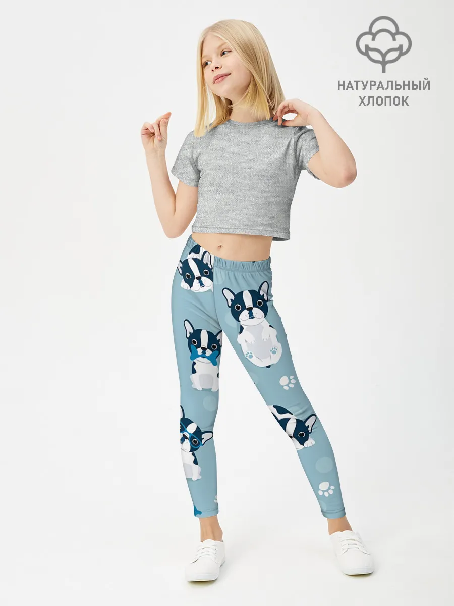 Леггинсы для девочки / Собачки