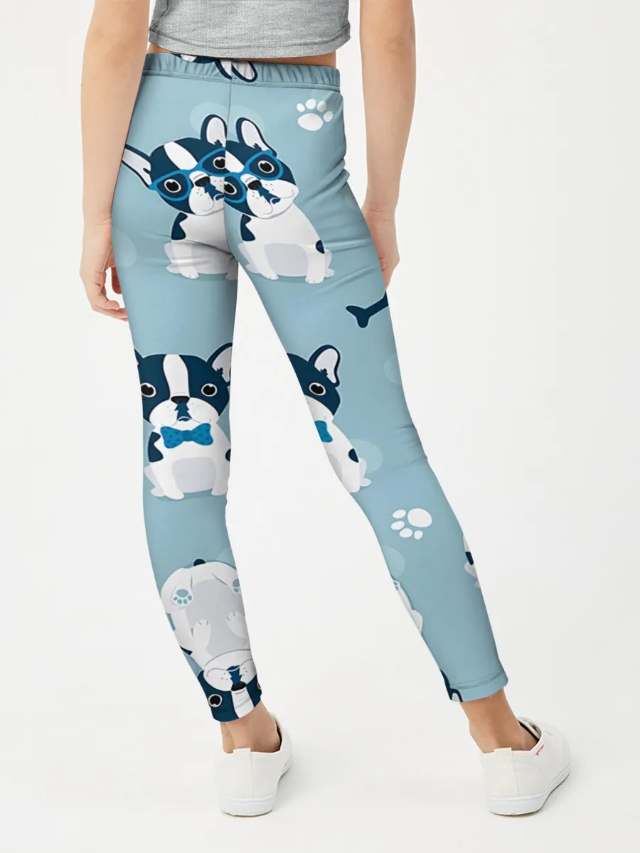 Леггинсы для девочки / Собачки