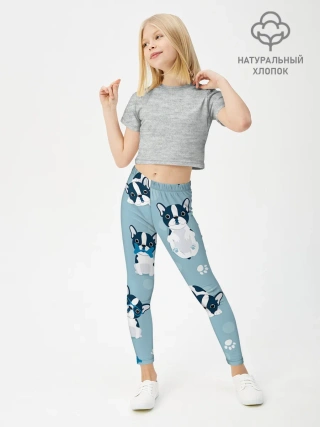 Леггинсы для девочки / Собачки
