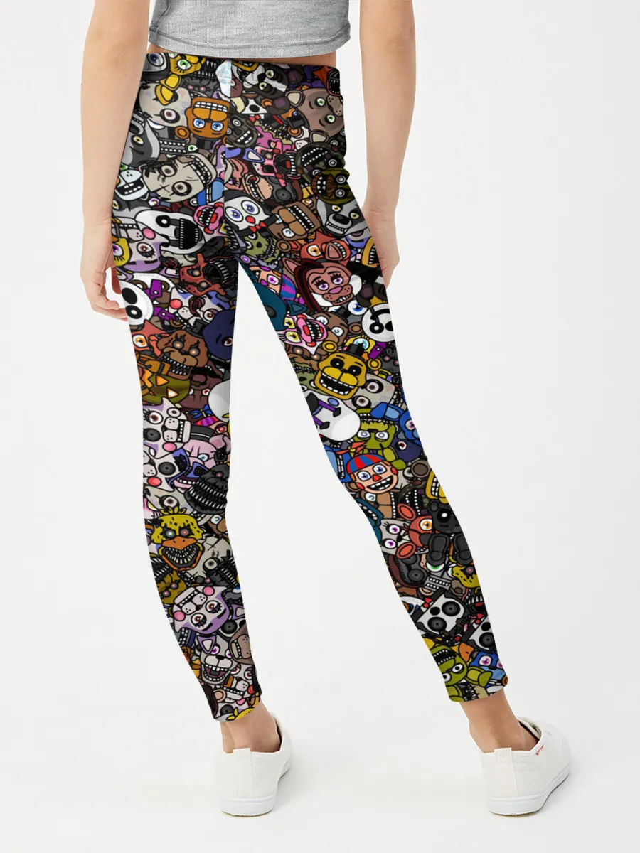 Леггинсы для девочки / FNaF стикербомбинг