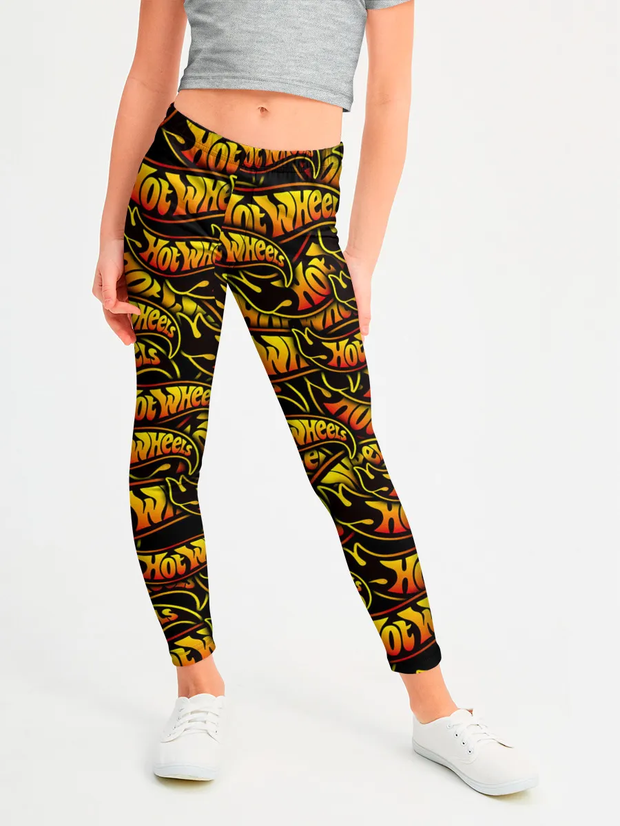 Леггинсы для девочки / Hot Wheels