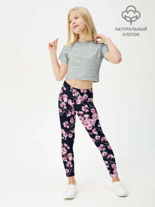 Леггинсы для девочки / Сакура