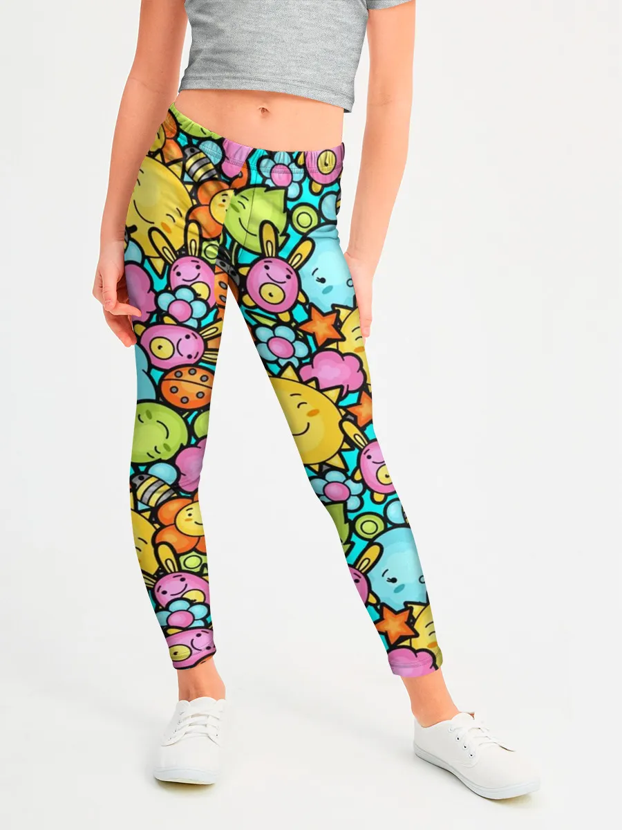 Леггинсы для девочки / Облачко Солнышко