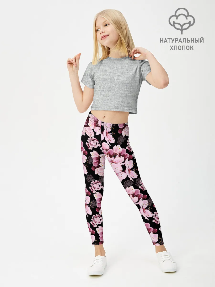 Леггинсы для девочки / Сакура