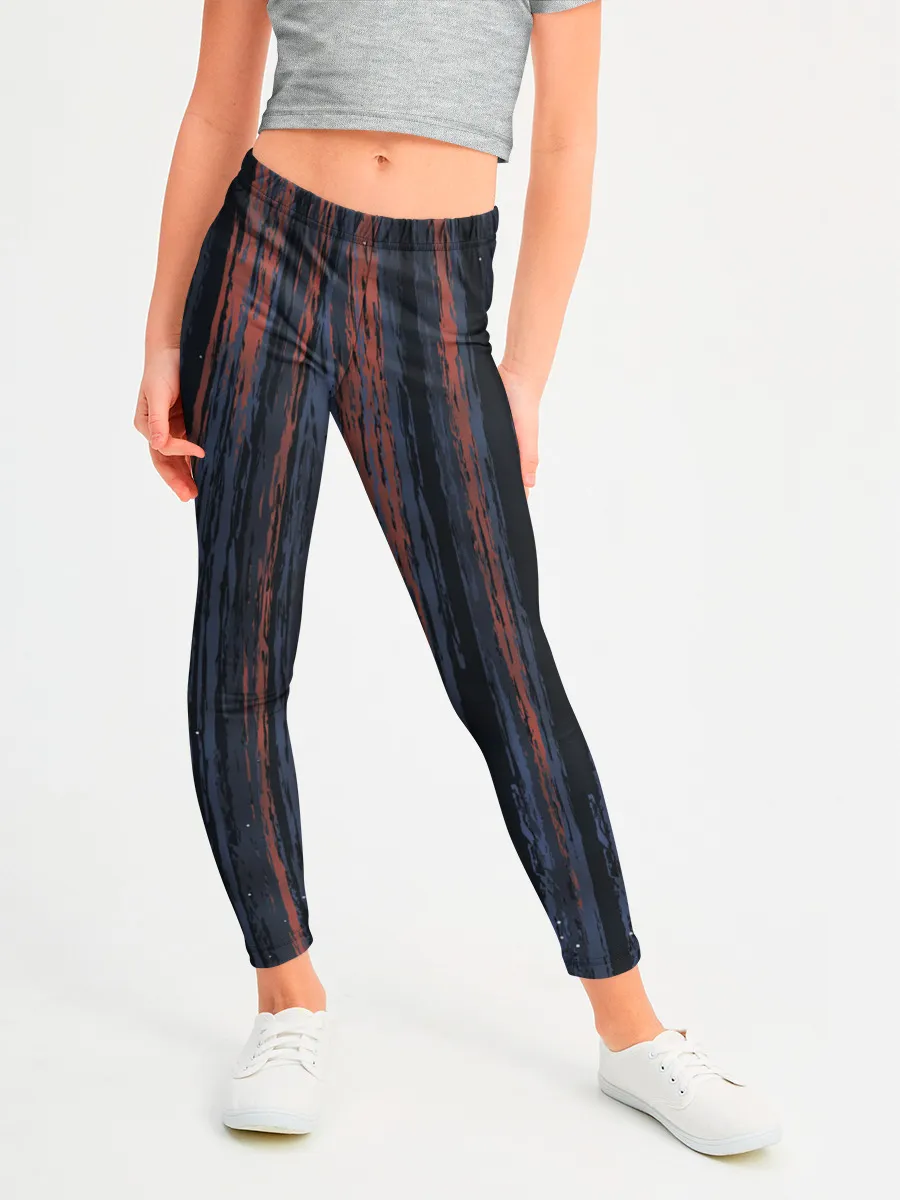 Леггинсы для девочки / Абстрактный узор
