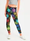 Леггинсы для девочки / Разноцветные вирусы