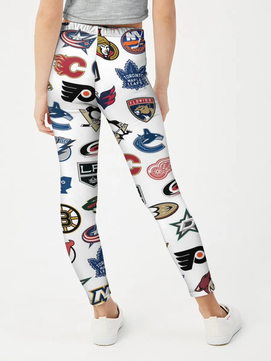 Леггинсы для девочки / Логотипы НХЛ
