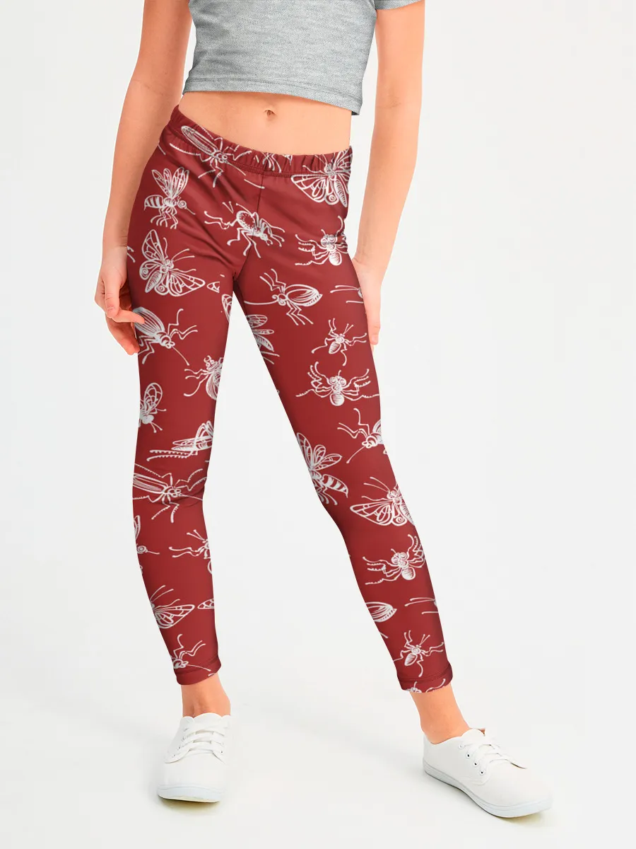 Леггинсы для девочки / Насекомые
