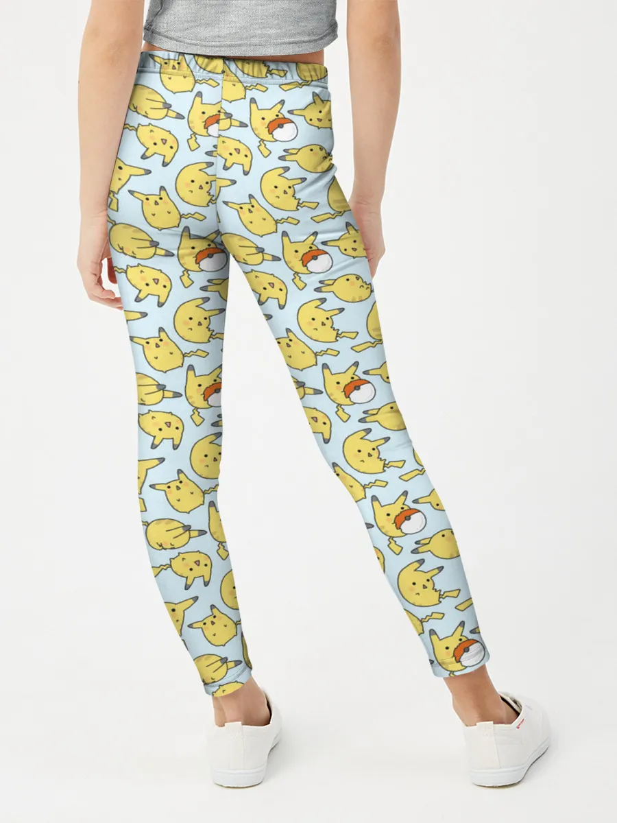 Леггинсы для девочки / Пикачу.