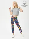 Леггинсы для девочки / Новогодний макет
