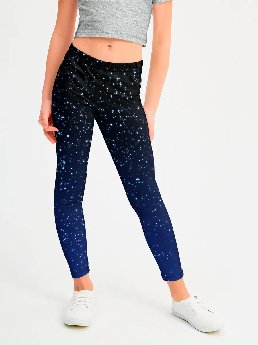 Леггинсы для девочки / НОЧНОЕ НЕБО